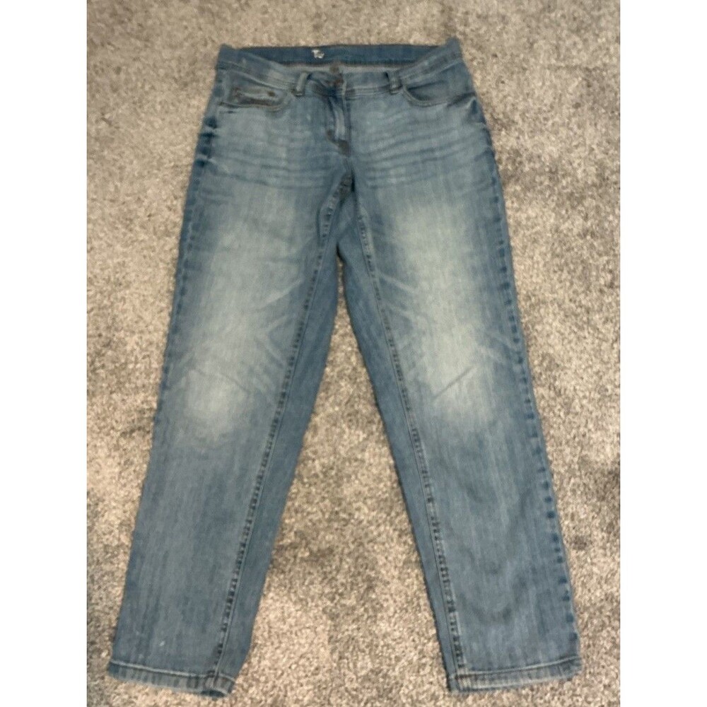Tu Ladies Blue Denim Size 12 Regular Jeans